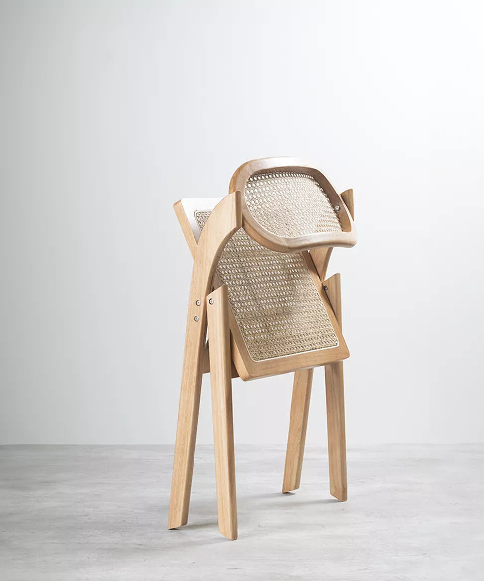Agustina Rattan and Wood Chair
