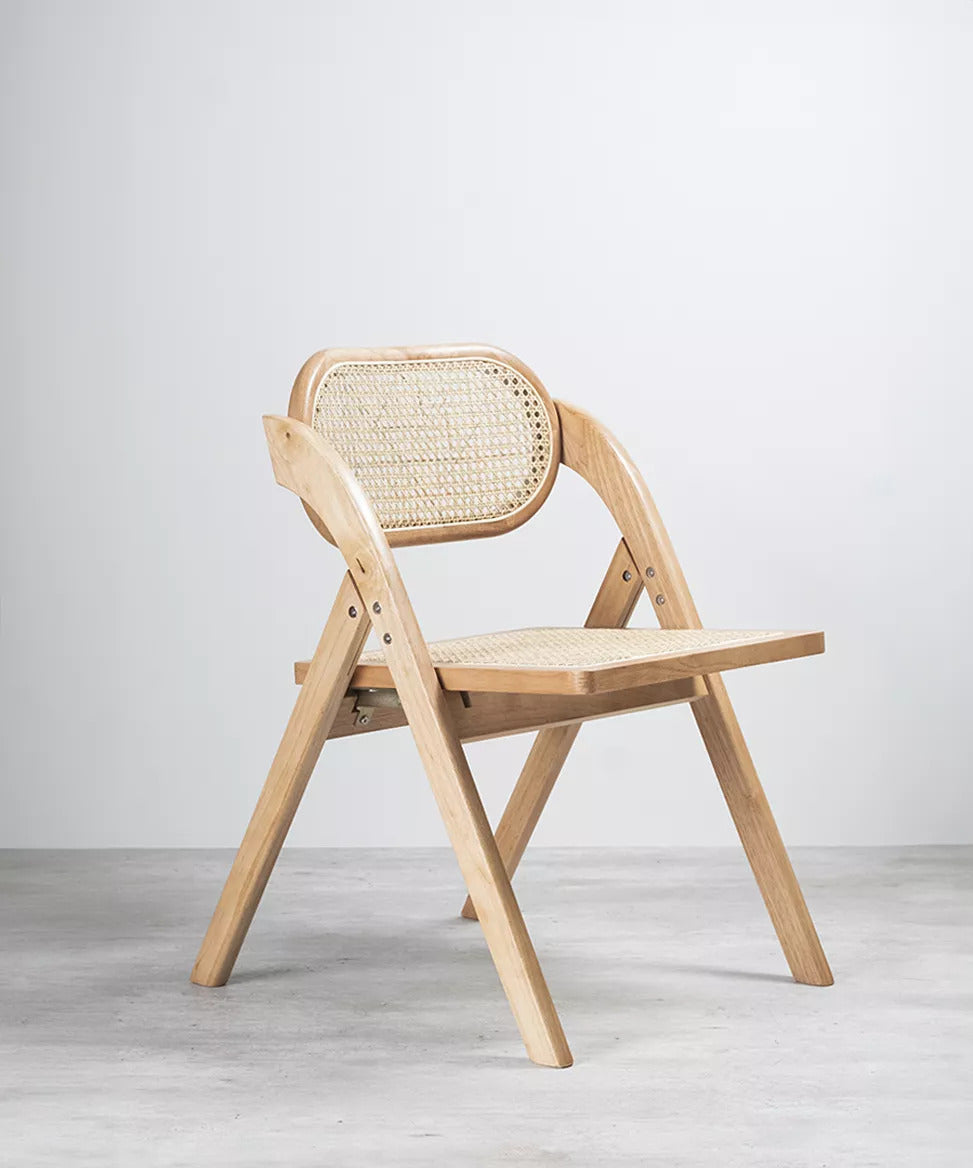 Agustina Rattan and Wood Chair