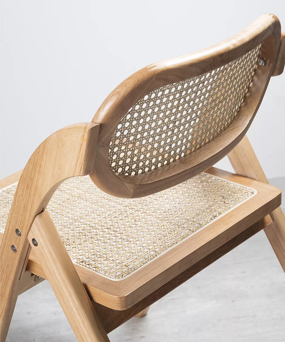 Agustina Rattan and Wood Chair
