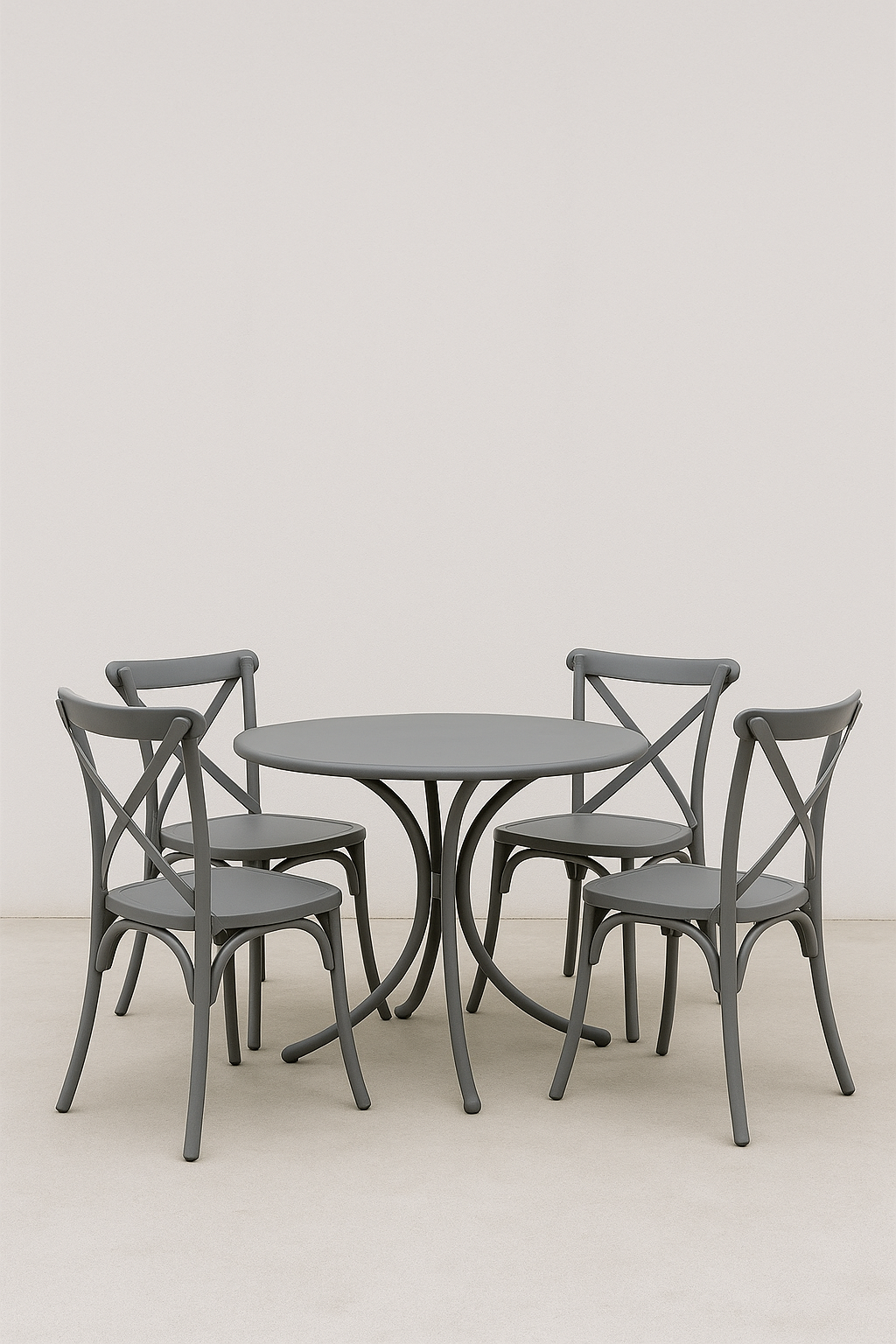 Silla Crossback Gris Aurora