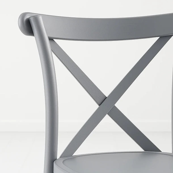 Silla Crossback Gris Aurora
