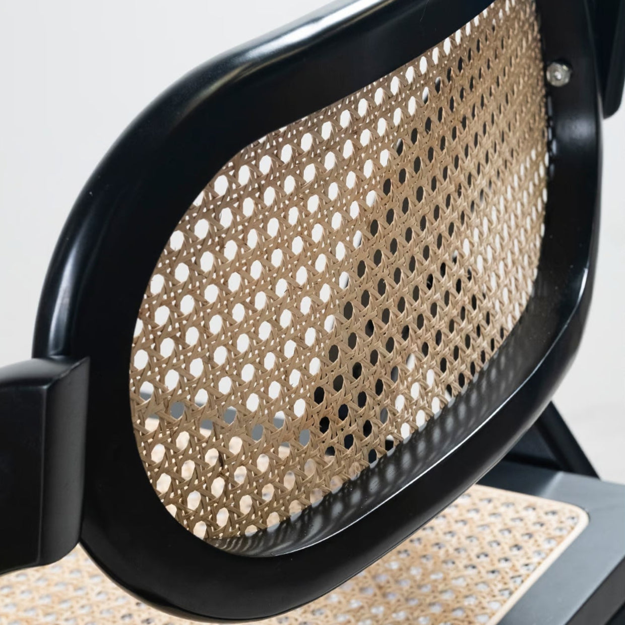 Agustina Rattan and Wood Chair