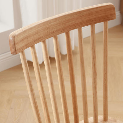 Pack of 2 Estela Windsor Chairs in Natural Wood