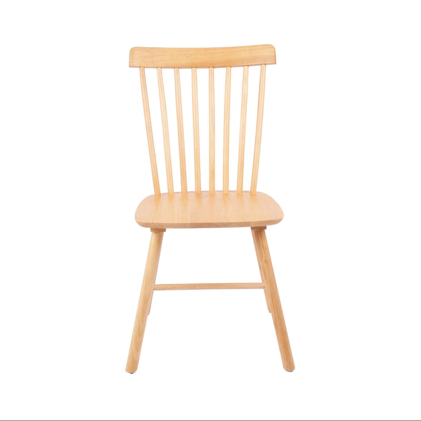Pack of 2 Estela Windsor Chairs in Natural Wood