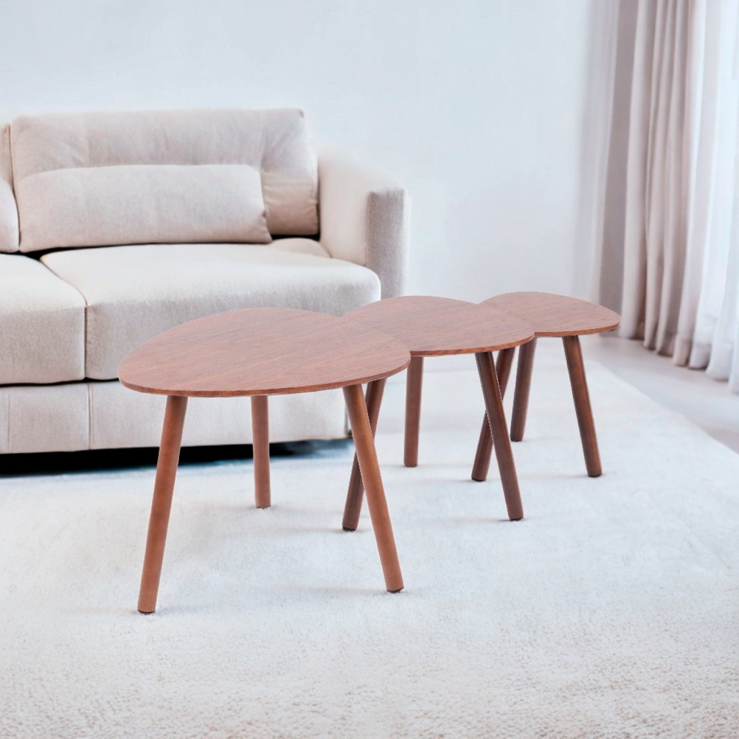 Pack of 3 Adelaida Side Tables