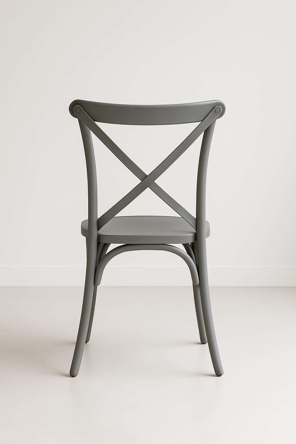 Pack 4 Sillas Crossback Gris Aurora