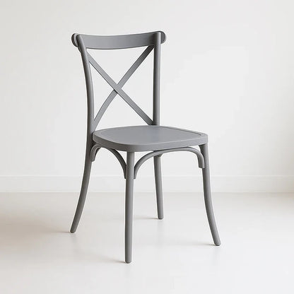 Pack 4 Sillas Crossback Gris Aurora