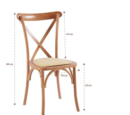 Aurora Chair Natural Rattan Wood