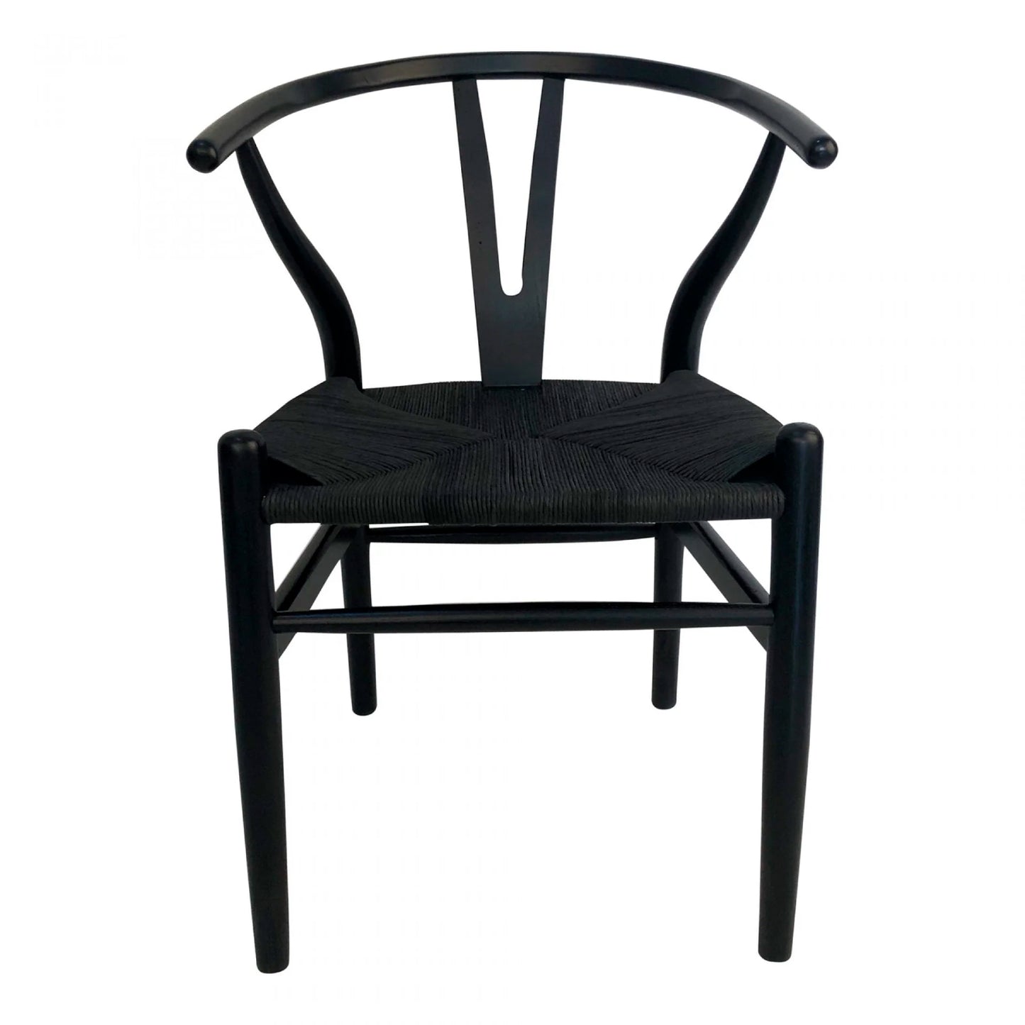 Silla Lourdes Estilo Wishbone Negra