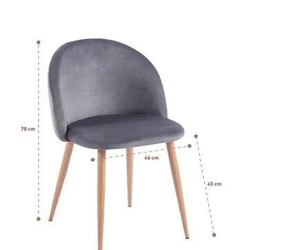 Pack 4 Sillas Asturias Gris