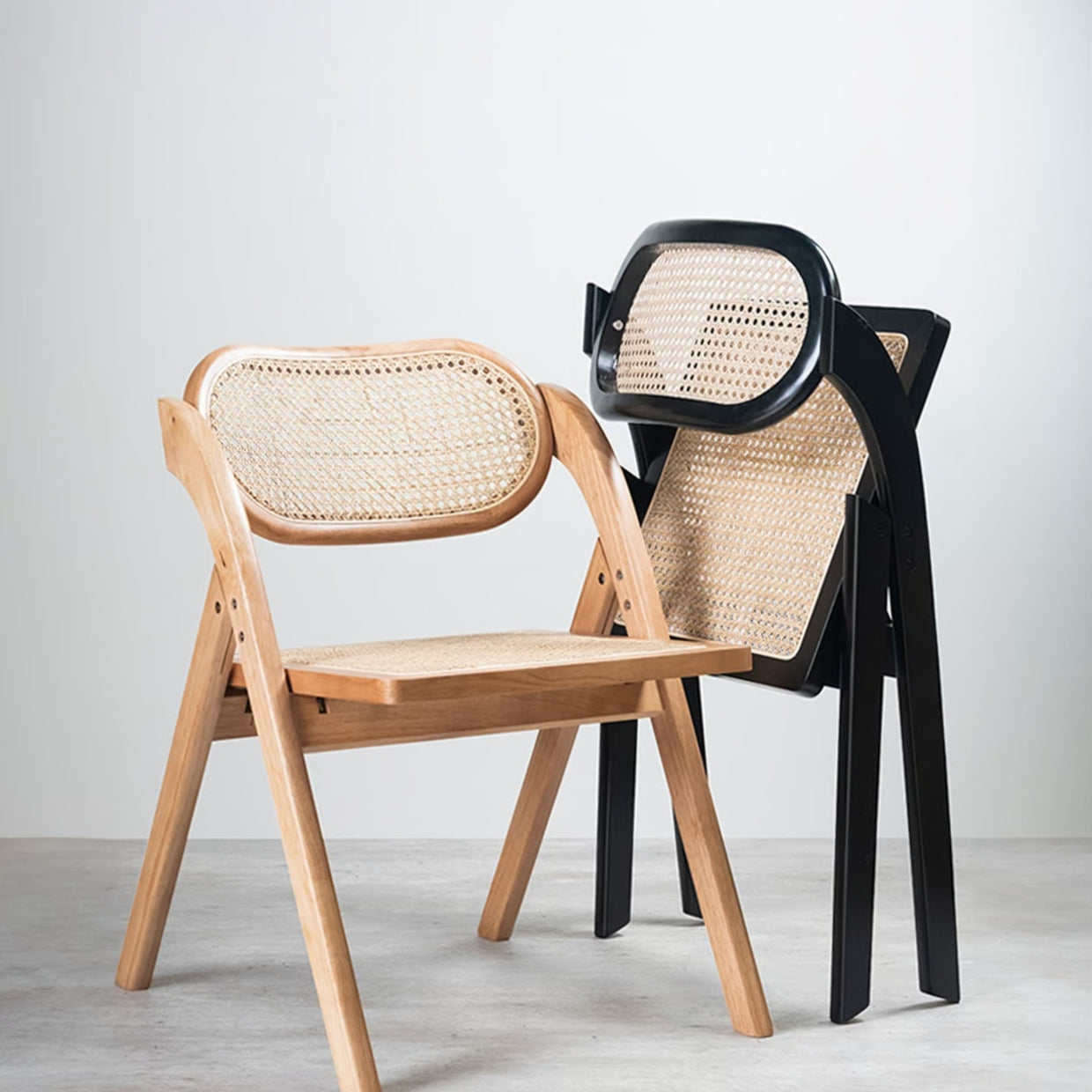 Agustina Rattan and Wood Chair