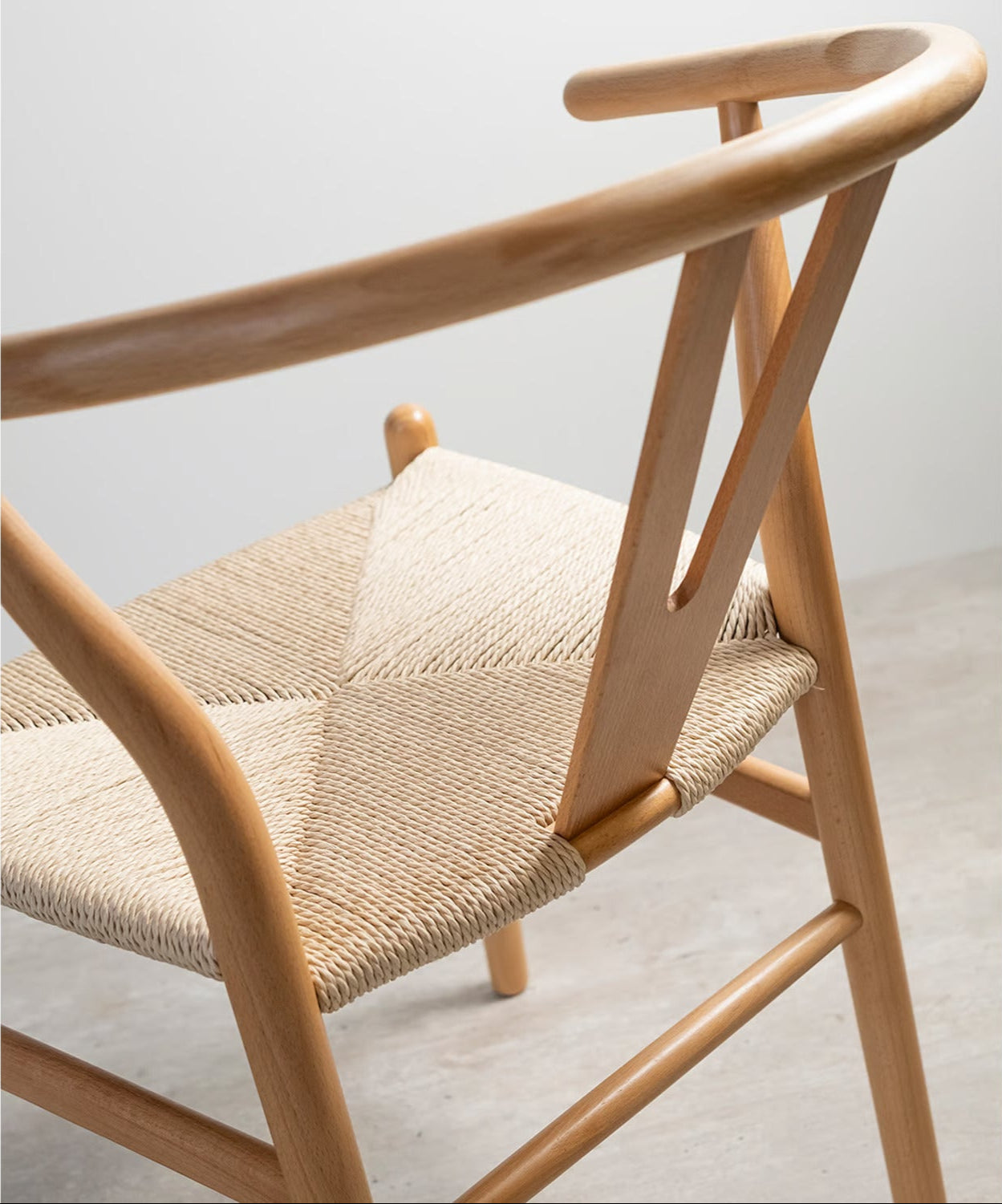 Lourdes Wishbone Style Chair