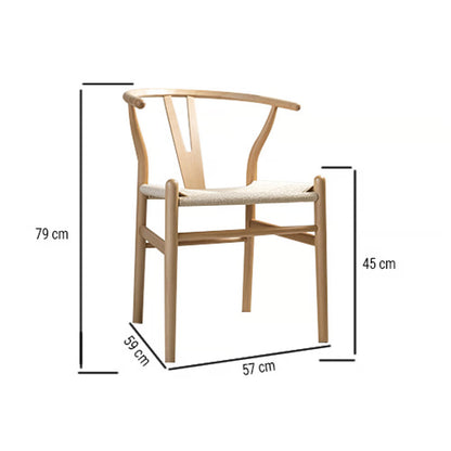 Lourdes Wishbone Style Chair